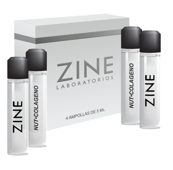 Nut colágeno (4 ampollas de 5 ml. c/u.) - ZINE
