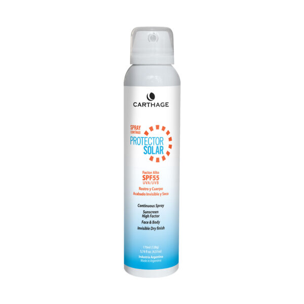 PROTECTOR SOLAR BLANCO spray por 170ML FACTOR 55 - CARTHAGE